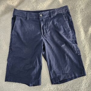 Lululemon Athletica Men's Deep Blue Flat Front Shorts